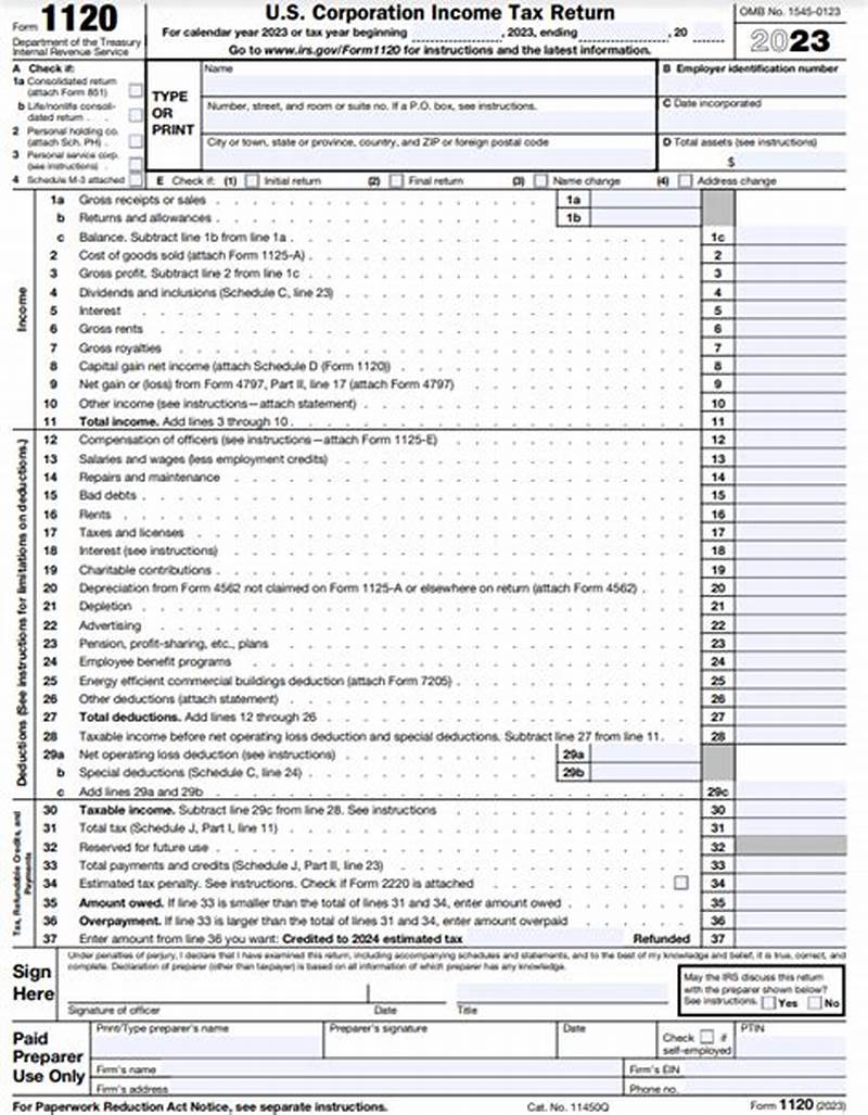 How To File Form 1120