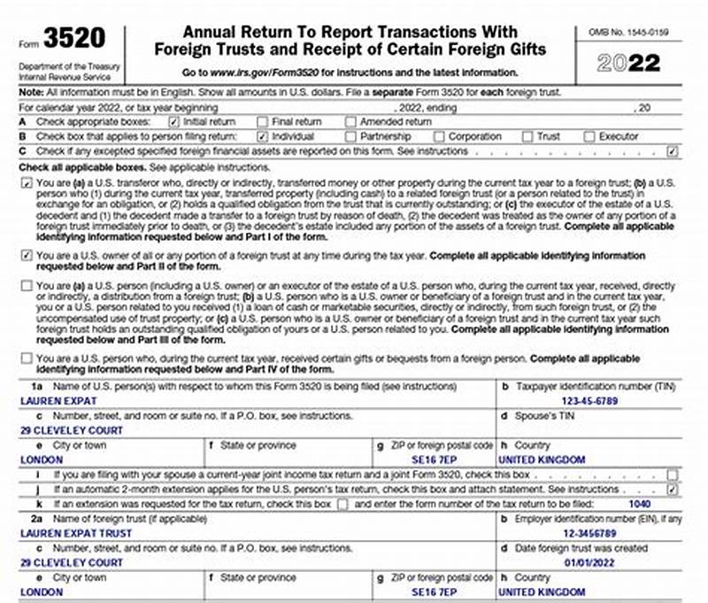 How To File Form 3520