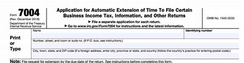 How To File Form 7004 Electronically
