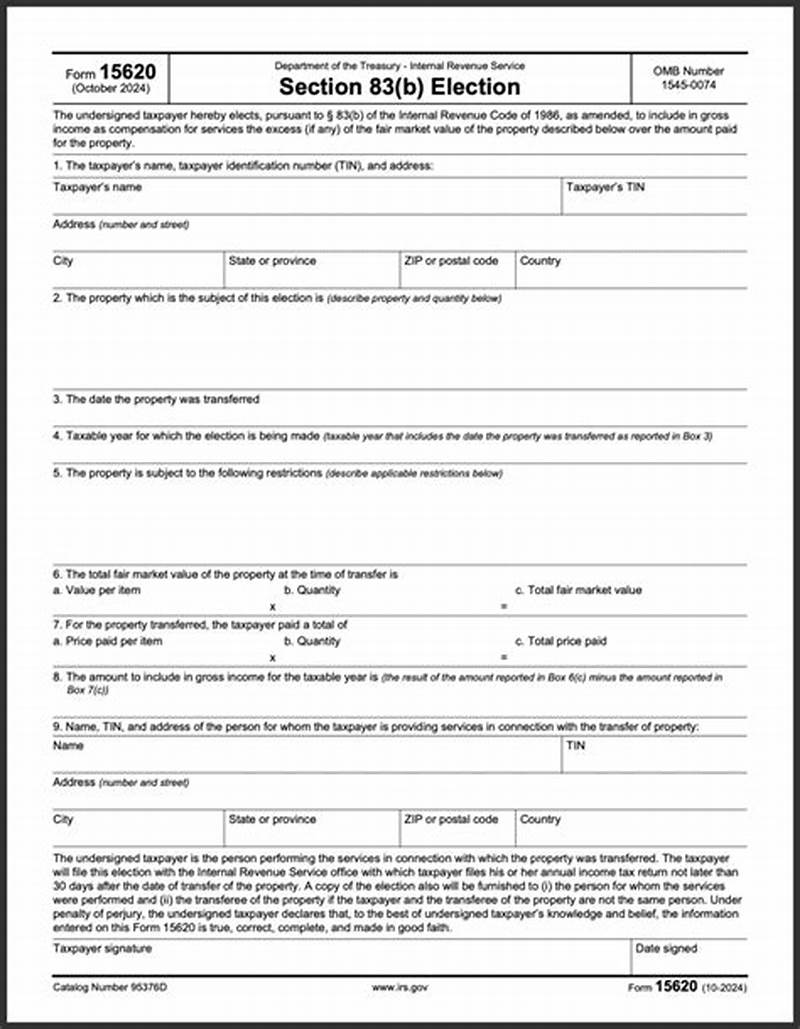 How To File Form 83b With Irs