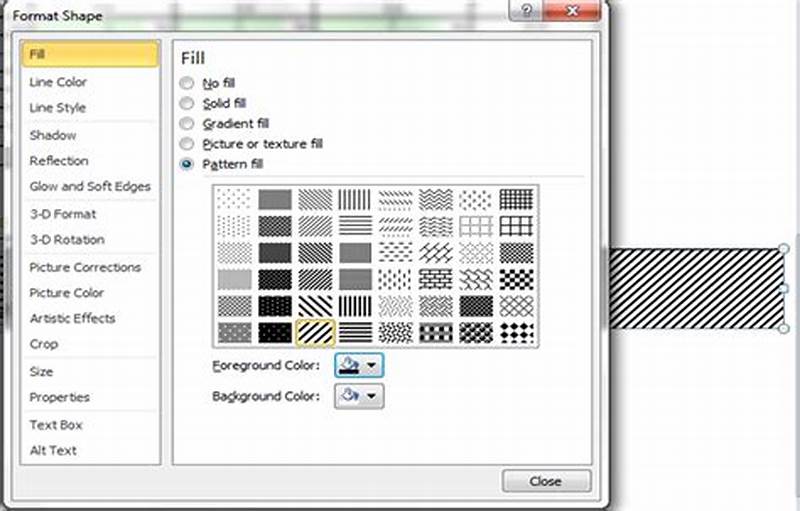 How To Fill A Pattern In Excel