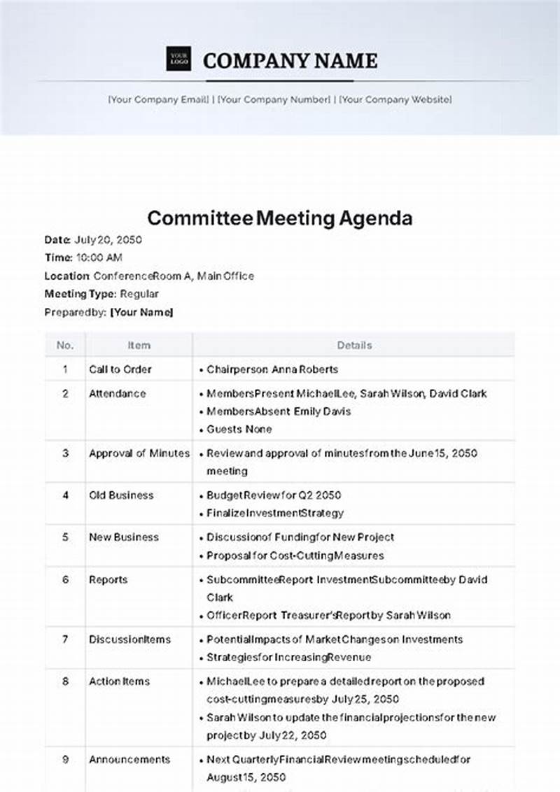 How To Form A Committee At Work