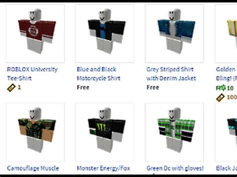 How To Get Free Clothes In Roblox Catalog