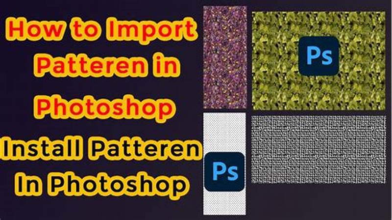 How To Import Pattern In Photoshop