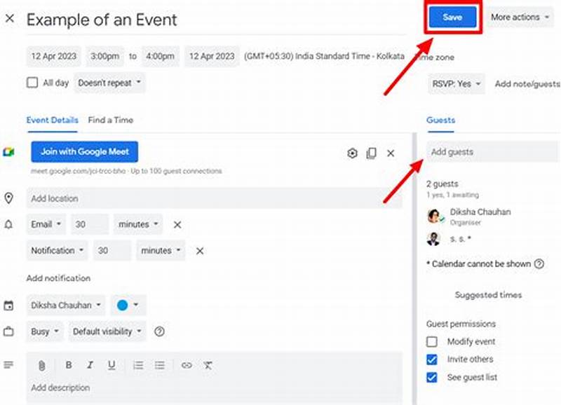 How To Include Calendar Invite In Gmail