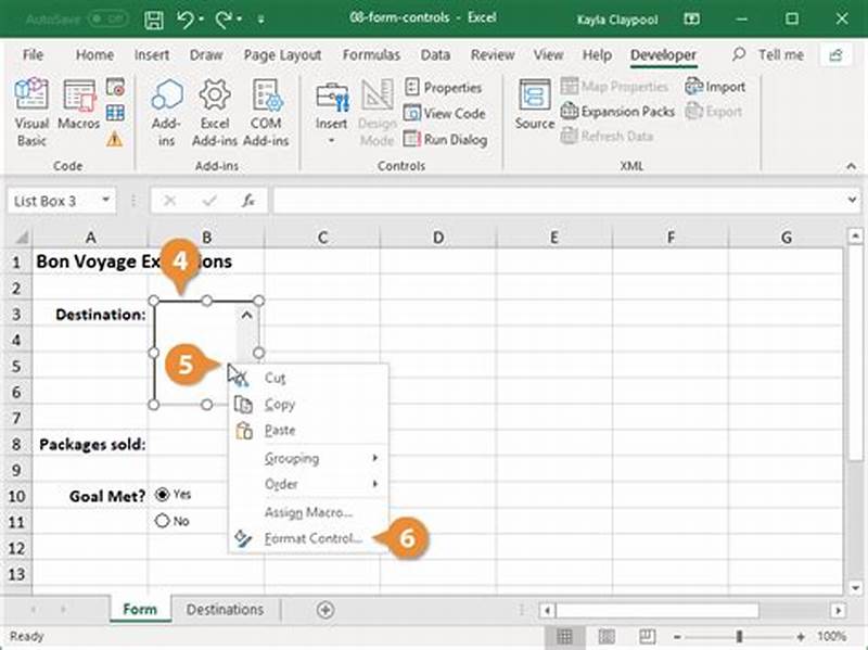 How To Insert A Form In Excel