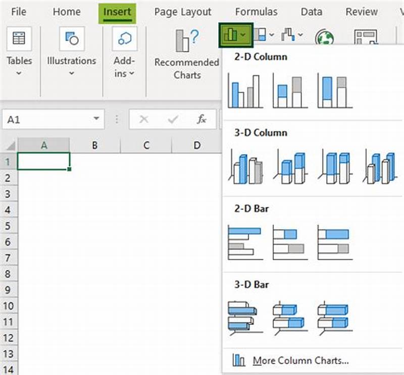 How To Insert Bar Chart In Excel