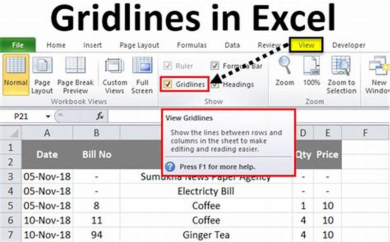 How To Insert Gridlines In Excel Chart