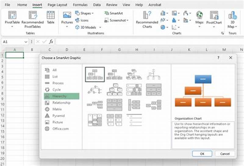 How To Insert Org Chart In Excel