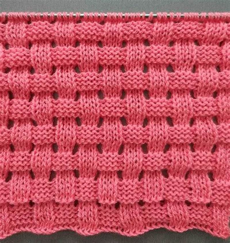 How To Knit A Checkerboard Pattern