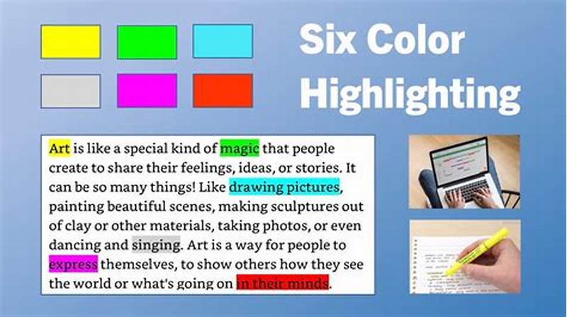 How To Know Where To Highlight.when Coloring