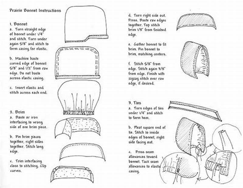 How To Make A Bonnet Pattern
