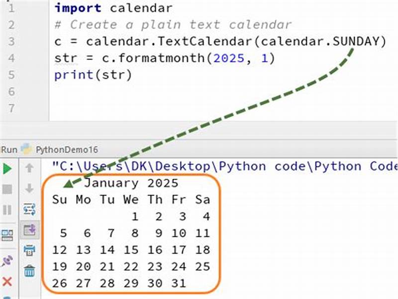 How To Make A Calendar In Python