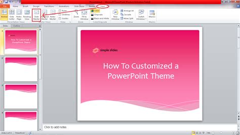 How To Make A Custom Powerpoint Template