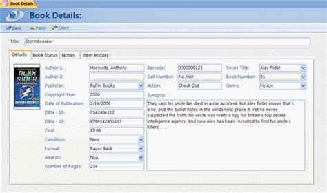 How To Make A Library Catalog In Access