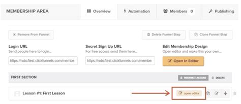 How To Make A Membership Section A Template Clickfunnels