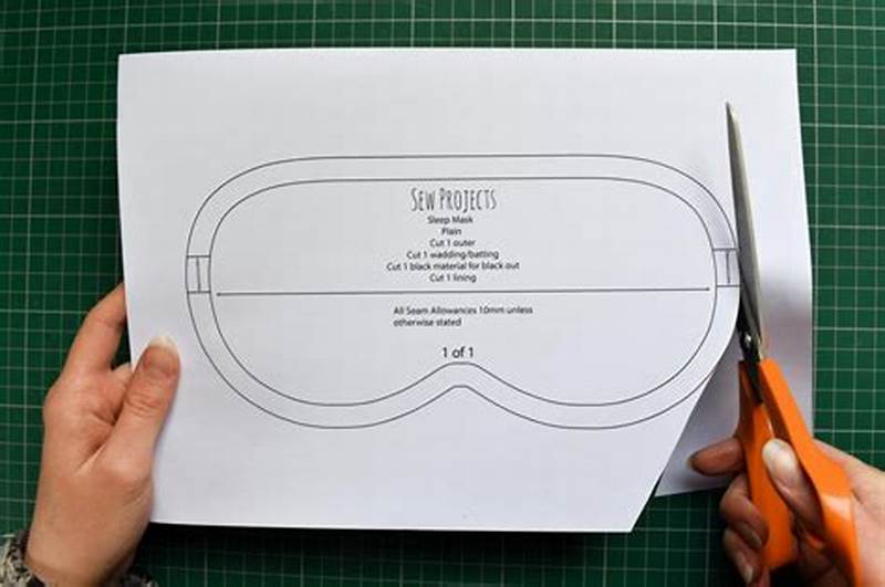 How To Make A Sleep Mask Pattern