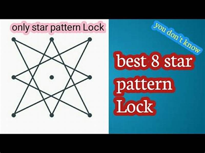 How To Make A Star Pattern Lock