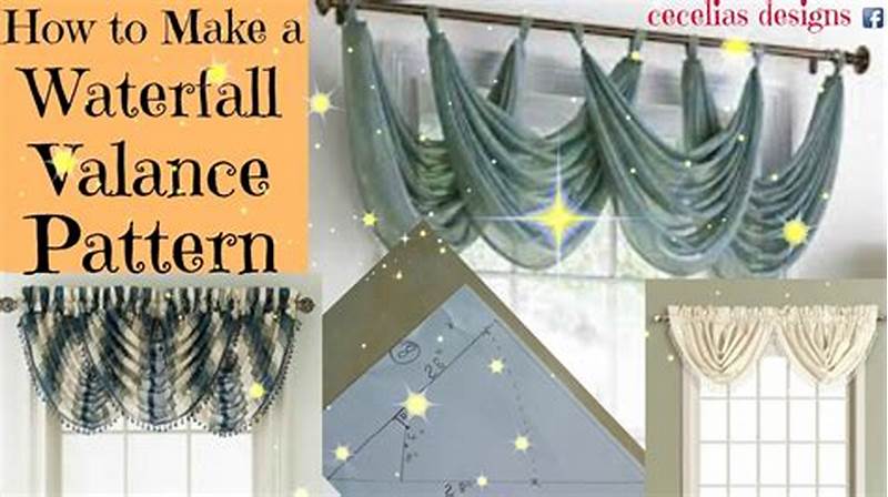 How To Make A Waterfall Valance Pattern