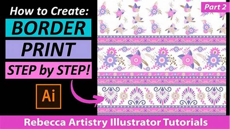 How To Make Border Pattern In Illustrator