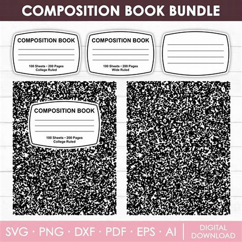How To Make Composition Notebook Pattern