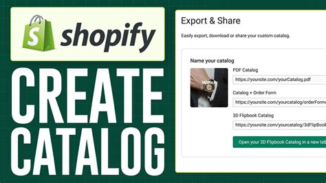 How To Make Pinterest Catalogue From Shopify