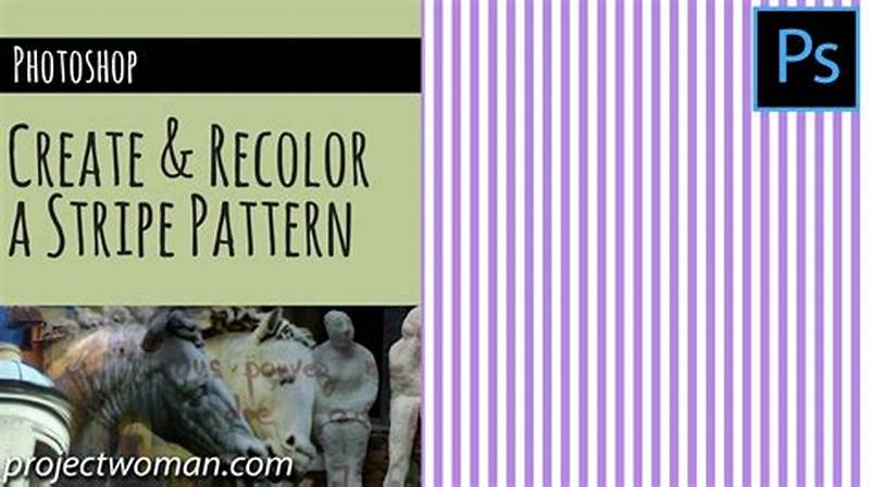 How To Make Striped Pattern In Photoshop