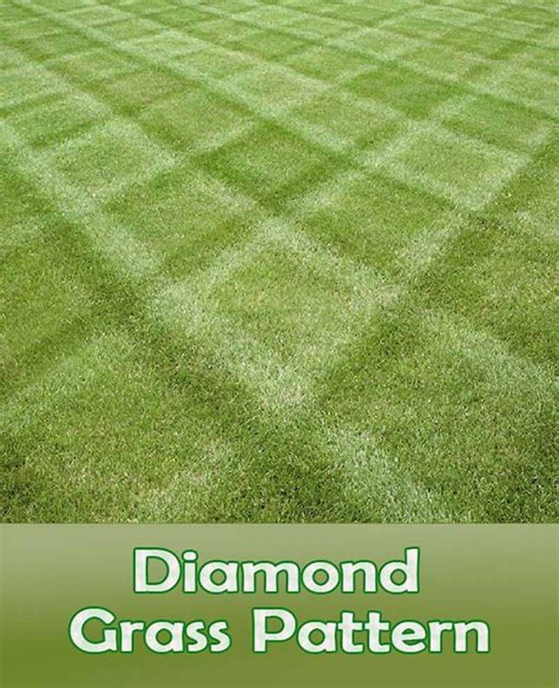 How To Mow Diamond Pattern