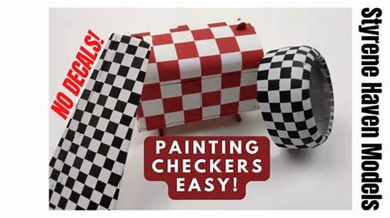 How To Paint Checker Pattern