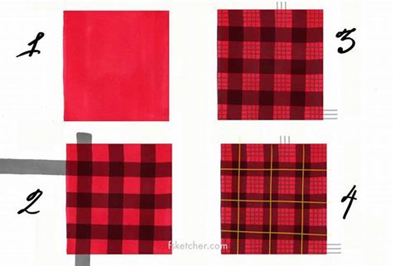 How To Paint Plaid Pattern