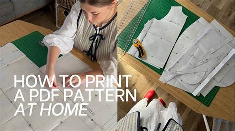 How To Print A Sewing Pattern
