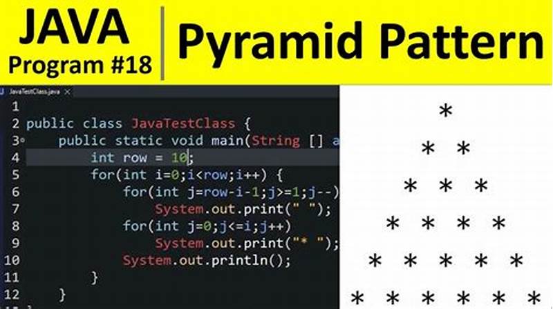 How To Print Pyramid Pattern In Java