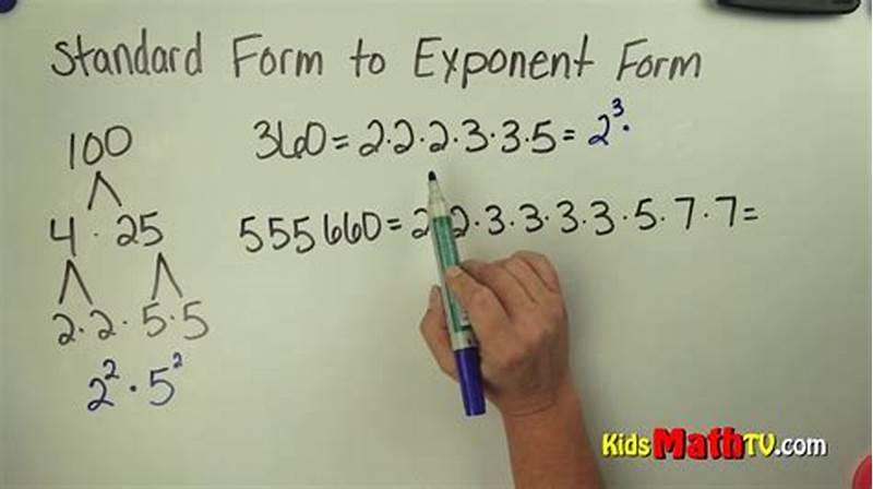 How To Put Numbers In Exponential Form