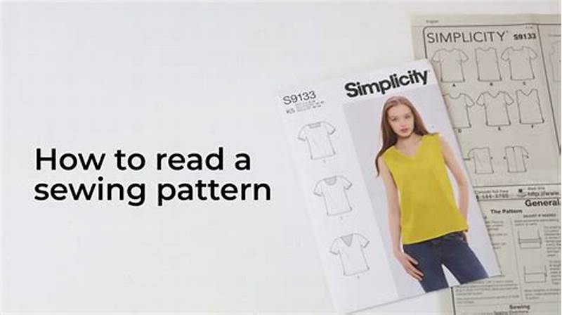 How To Read A Sewing Pattern Youtube