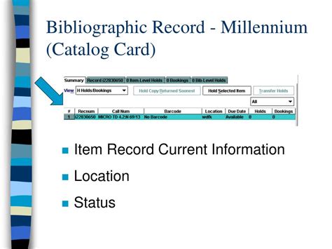 How To Record Bibliographic Information For Card Catalog