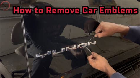 How To Remove Car Emblems
