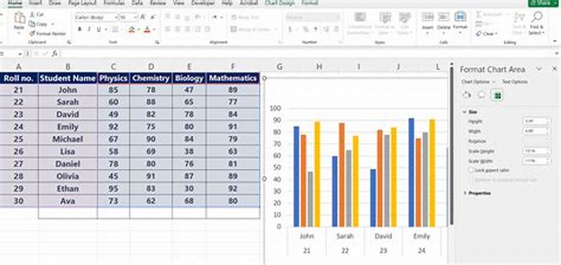 How To Reposition A Chart In Excel