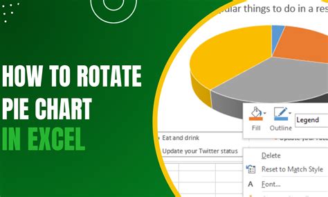 How To Rotate Chart In Excel