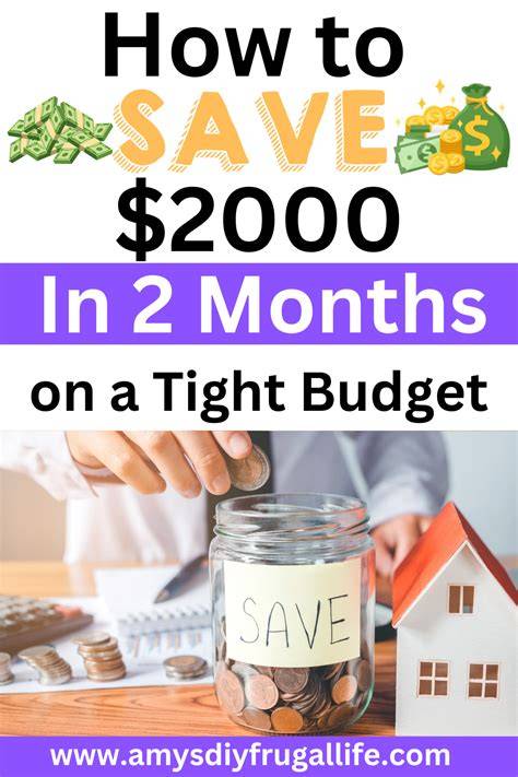 How To Save $2000 In 2 Months Chart