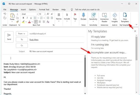 How To Save Templates In Outlook
