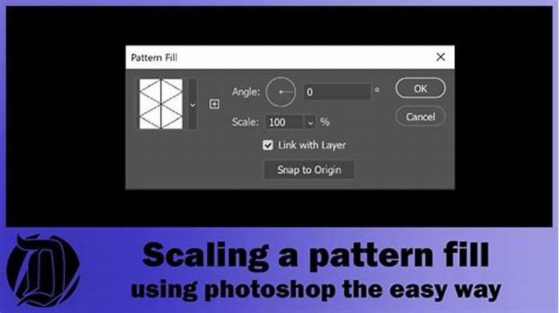 How To Scale A Pattern In Photoshop