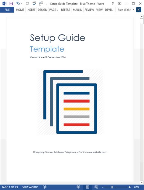 How To Setup A Template On Win 365 Word