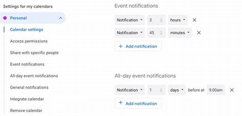 How To Stop Getting Calendar Notifications