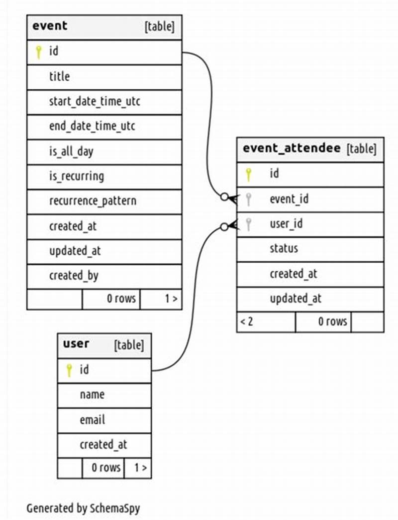 How To Store Calendar In Database