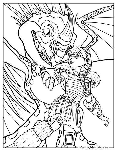 How To Train Your Dragon Coloring Sheets Printables