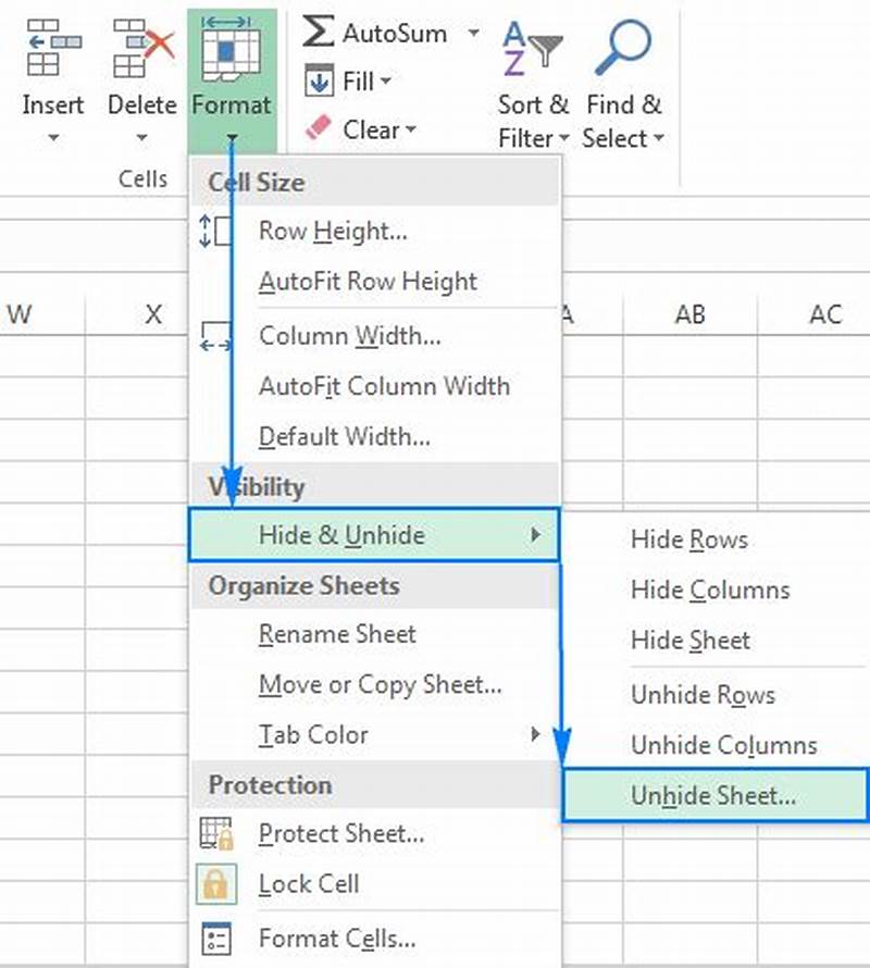 How To Unhide Chart In Excel