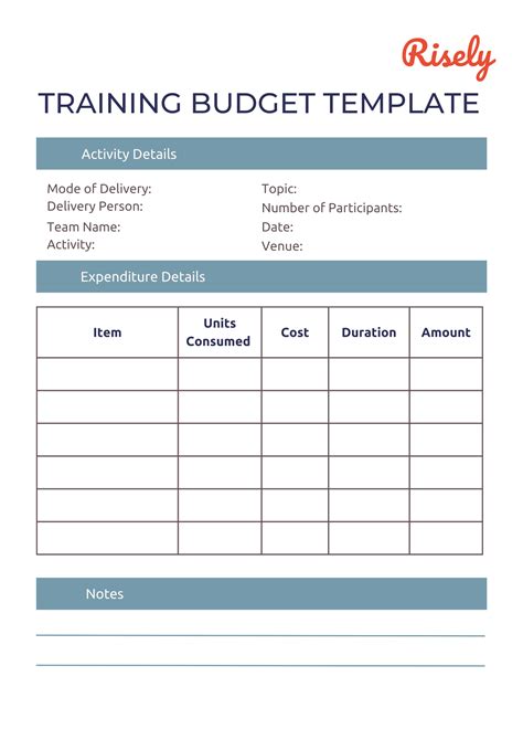 How To Use A Training Budget Template In Excel