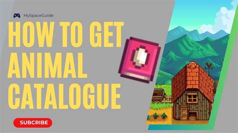 How To Use Animal Catalogue Stardew