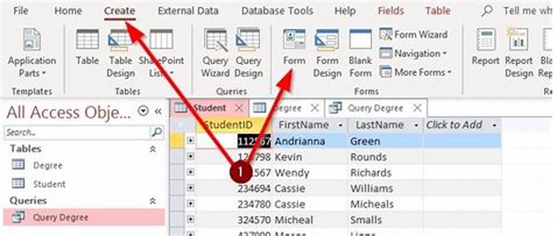 How To Use Form Tool In Access