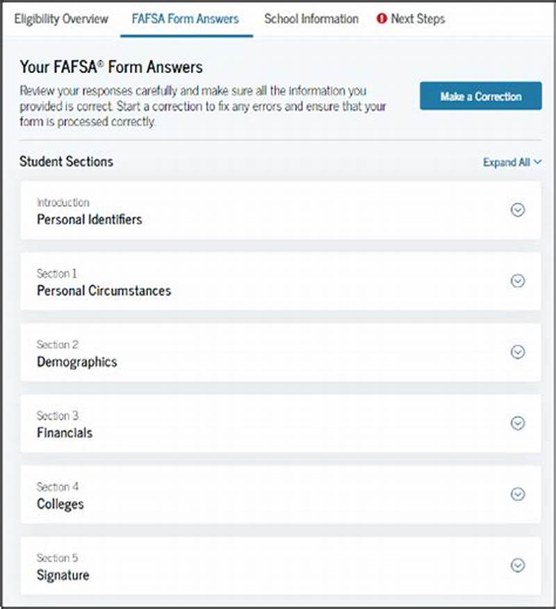 How To View Fafsa Form After Submitting
